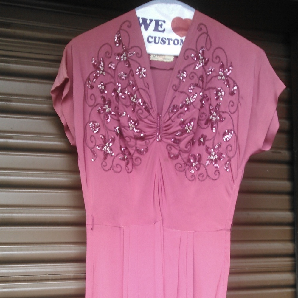 vintage dress du barry by christian dior